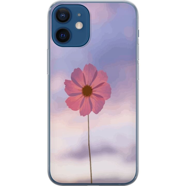 Mobilskal till Apple iPhone 12 med Rosa blomma