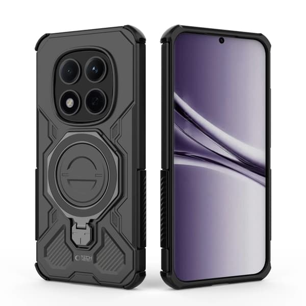 Tech-Protect telefontaske til Xiaomi Poco M8 Pro MagSafe Tacticstand - Sort Svart