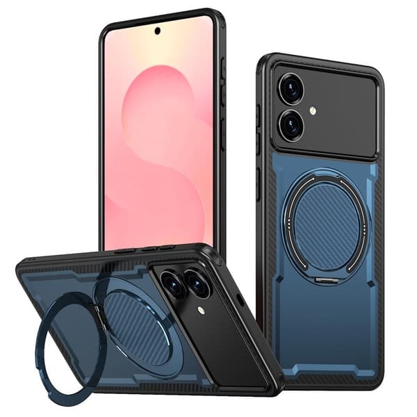 Mobilskal till Samsung Galaxy S26 Edge Magnetiskt TPU + PC - Blå