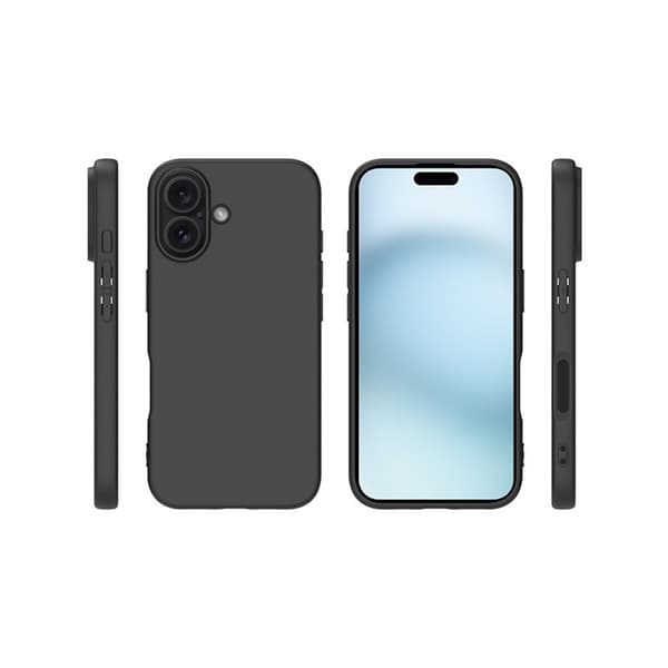Mobilskal till iPhone 17 Soft Matte - Svart Svart
