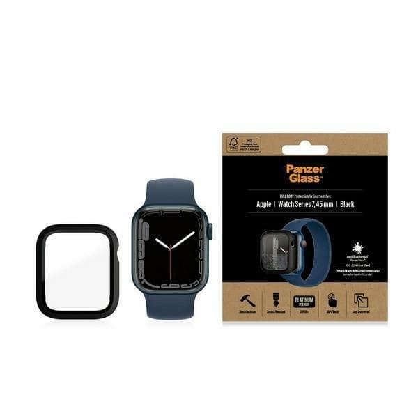 PanzerGlass Apple Watch 7 (45mm) Härdat Glas Skärmskydd FB