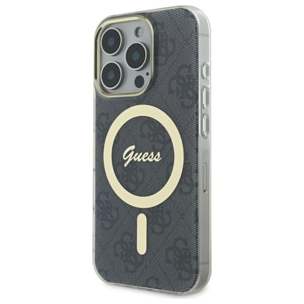 Guess telefontaske til iPhone 16 Pro Max MagSafe IML 4G - Sort Black
