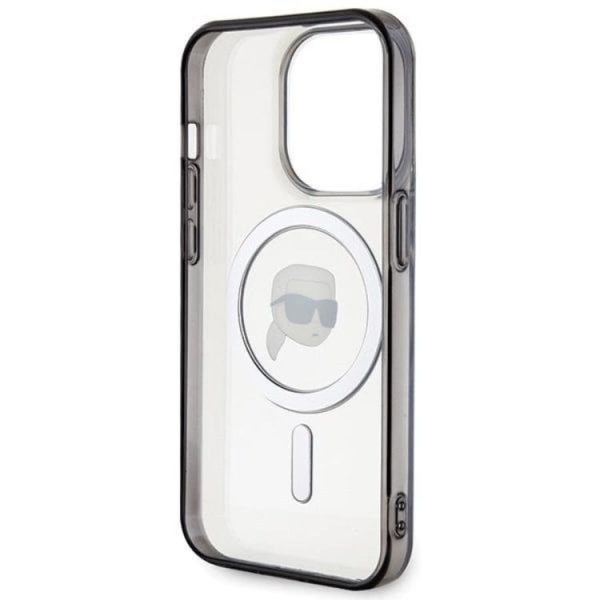 Karl Lagerfeld iPhone 15 Plus Mobilskal Magsafe IML Karl`s Head