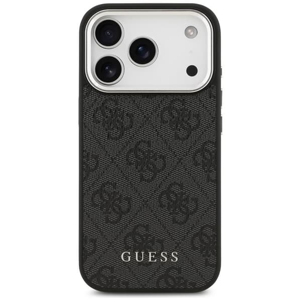 Guess telefontaske til iPhone 17 Pro MagSafe 4G Classic Logo - Sort Svart