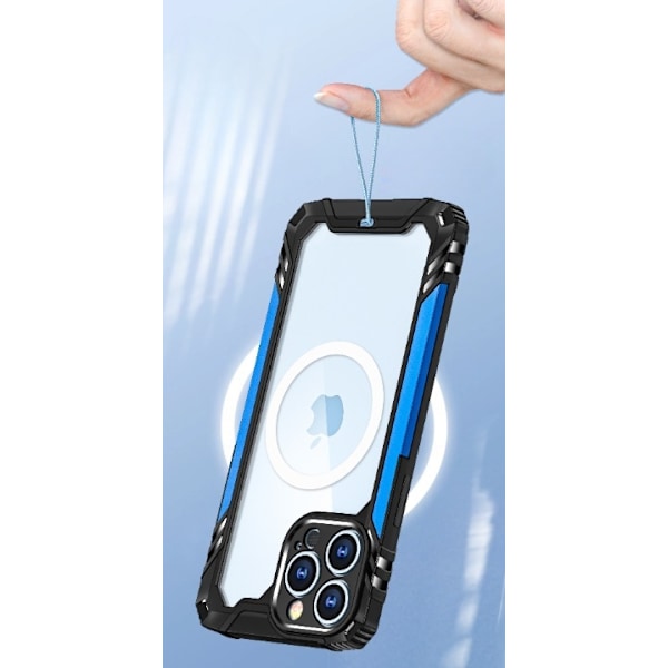 iPhone 14 Plus Skal Magsafe Tough Armor - Blå Blå