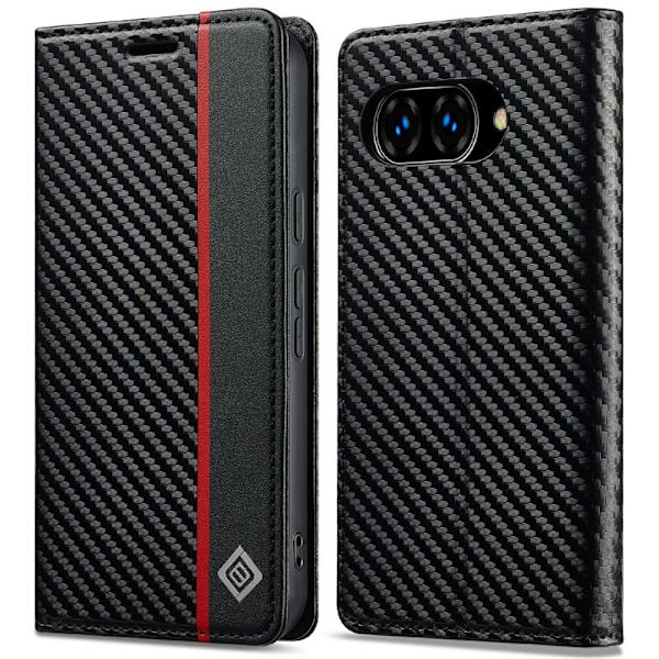 LC.IMEEKE Google Pixel 9a Plånboksfodral Konstläder - Vit