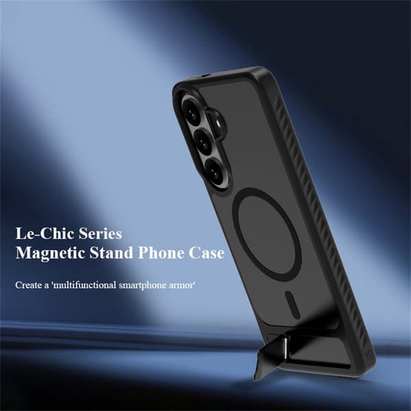 LeReach Mobilskal för Samsung Galaxy S26 Plus Magnetiskt Kickstand - Blå