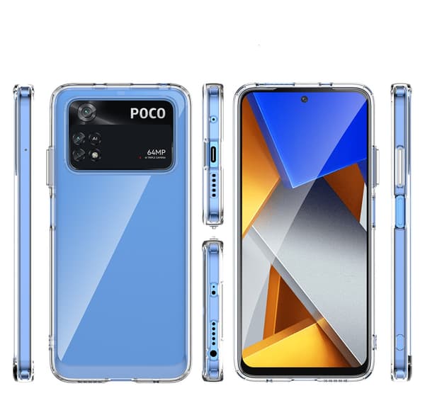 Xiaomi Poco M4 Pro Kuori Flexible Outer Space - Musta Svart