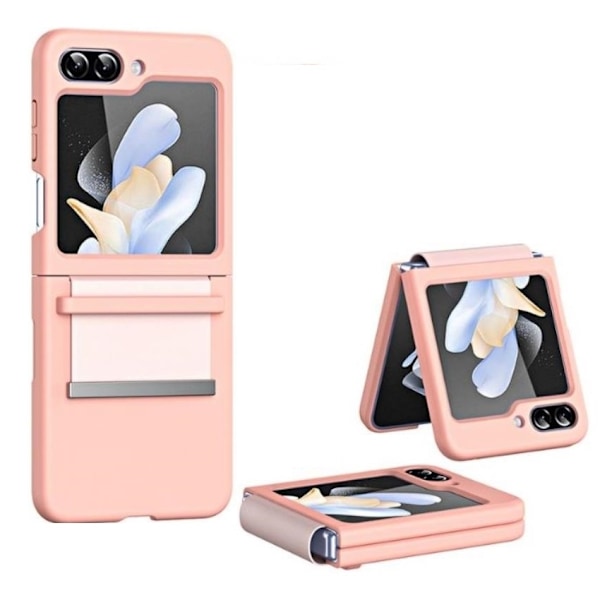 Galaxy Z Flip 5 Mobilskal Retractable Strap Hinge - Rosa Svart