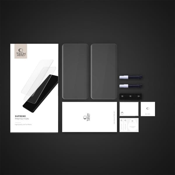 Tech-Protect [2-Pack] Xiaomi Redmi Note 14 Pro 4G Härdat Glas Skärmskydd UV Transparent