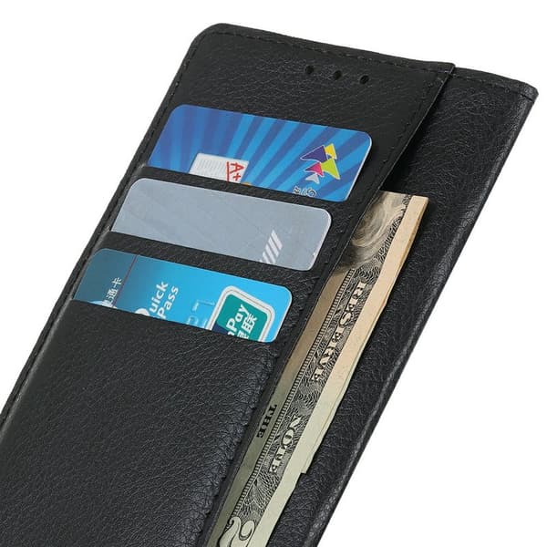 Plånboksfodral för Samsung Galaxy S26 Plus Konstläder - Svart