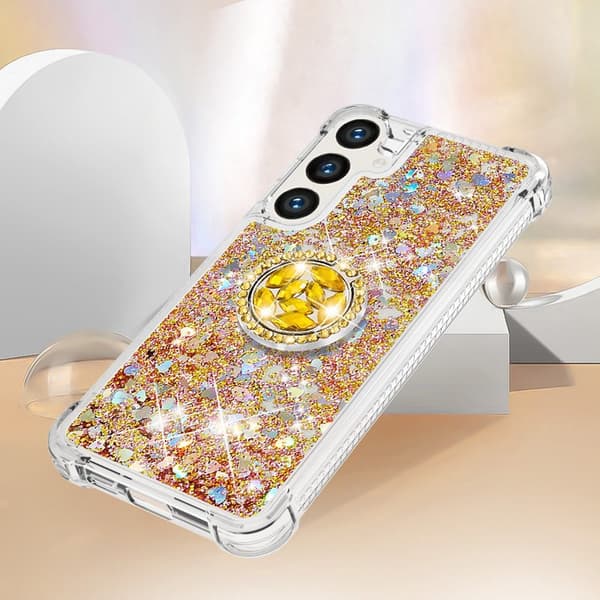 Mobilskal för Samsung Galaxy S26 Plus TPU Kickstand - Guld