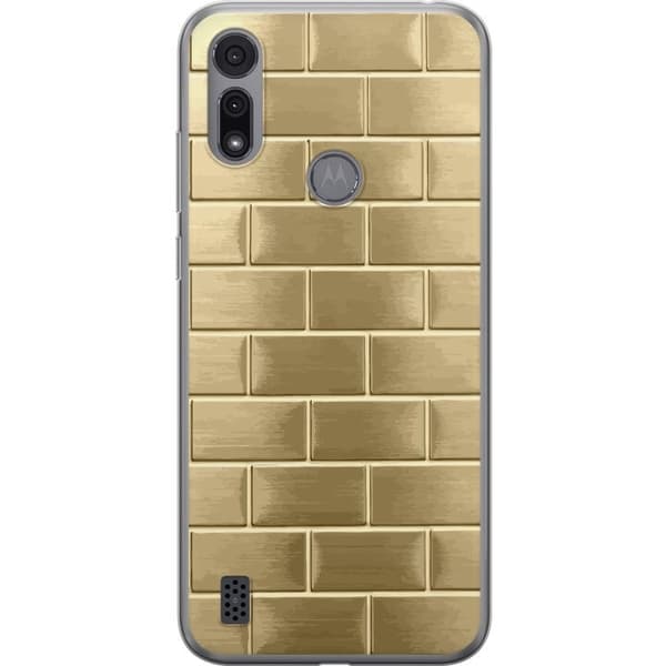 Mobilskal till Motorola Moto E6i med Gyllene Murstenar