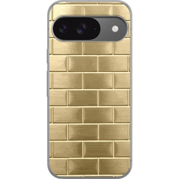 Mobilskal till Google Pixel 9 Pro med Gyllene Murstenar