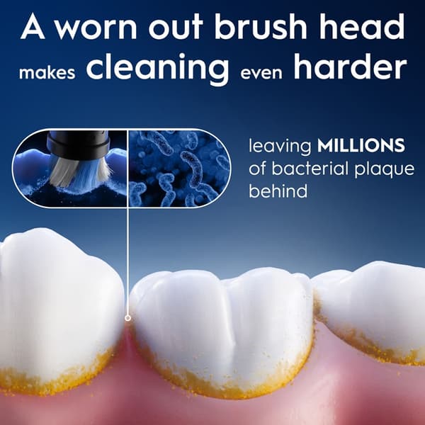 Oral B Borsthuvud iO Ultimate Clean 6st - Vit Vit