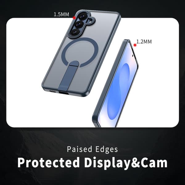 Mobilskal för Samsung Galaxy S26 Plus Magnetiskt Kickstand TPU - Blå