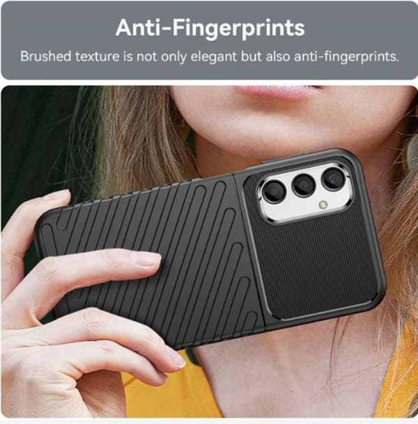 Mobilskal till Galaxy A24 4G Thunder Twill - Svart Svart