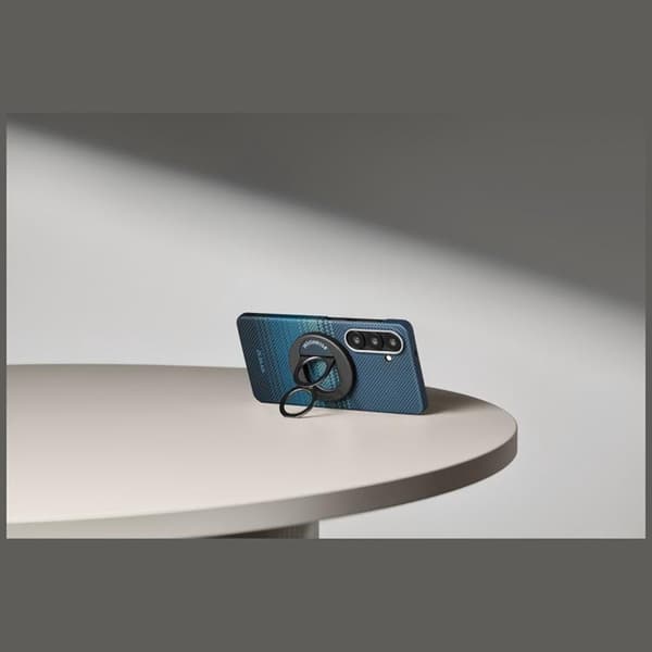 PITAKA Mobilskal För Galaxy S26 MagSafe Edge - Moonrise Blå