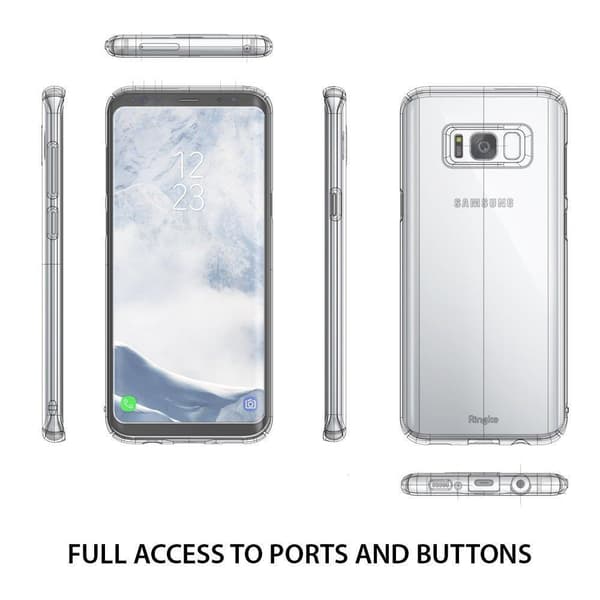 Holdbart Ringke Slim Taske til Samsung Galaxy S8 Plus - Guld Guld