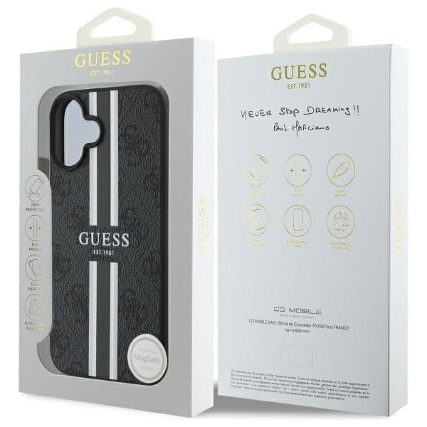 Guess iPhone 16 MagSafe 4G Printed Stripes telefonetui
