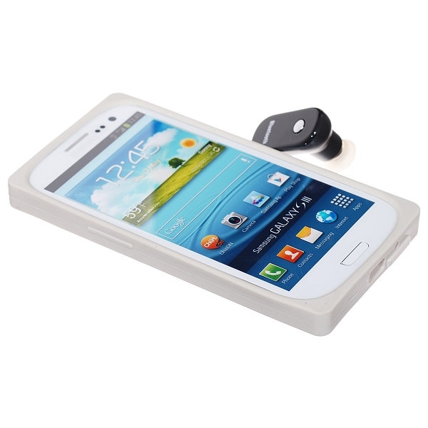 Cassette silikon skal till Samsung Galaxy S3 i9300 (Vit) Vit