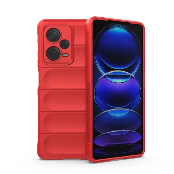 Mobilskal till Xiaomi Redmi Note 12 Pro Plus Magic Shield - Röd Röd