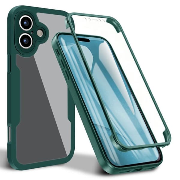 Mobilskal till iPhone 17 Acrylic + TPU - Grön Grön