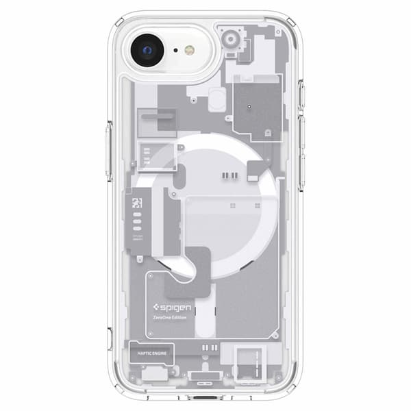 Spigen Mobilskal till iPhone 16e Magsafe Ultra Hybrid - Zero One Vit Vit