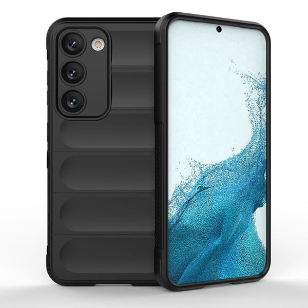 Galaxy S23 Plus -kuori Magic Shield Flexible Armored - Musta Black