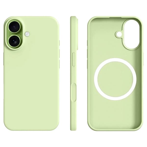Mobilskal till iPhone 17 MagSafe Ultra Thin Silicone - Avocado Grön Grön
