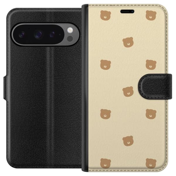 Plånboksfodral till Google Pixel 9 Pro XL med Björnmönster