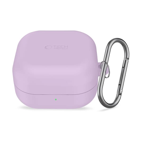 Tech-Protect Taske Til Galaxy Buds 4/4 Pro Silikone Krog - Lavendel Lila