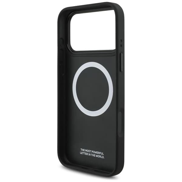 BMW Mobilskal till iPhone 17 Pro Max MagSafe M Perforated Stripe Logo - Grå Grå