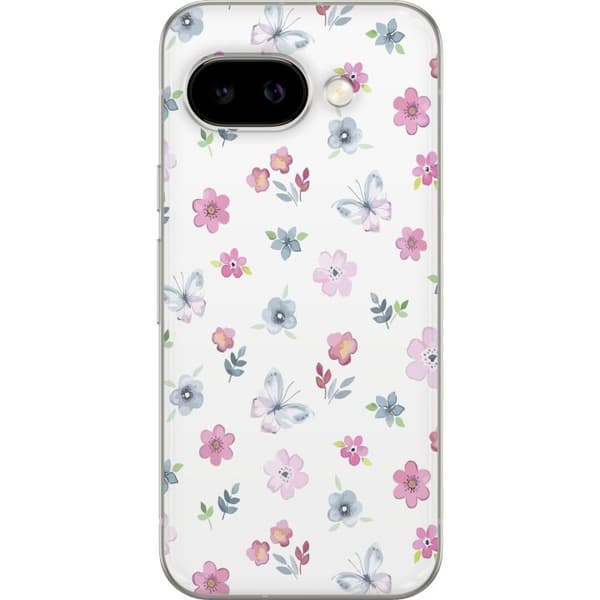 Mobilskal till Google Pixel 9a med Blommor och fjärillar