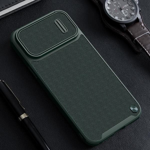 Nillkin iPhone 14 Pro Max -kuori Textured S Armored - Vihreä Grön