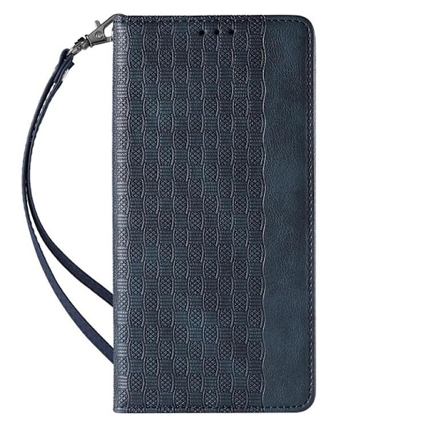 iPhone 13 Pro Max Pungetui Magnet Strap - Blå Blå