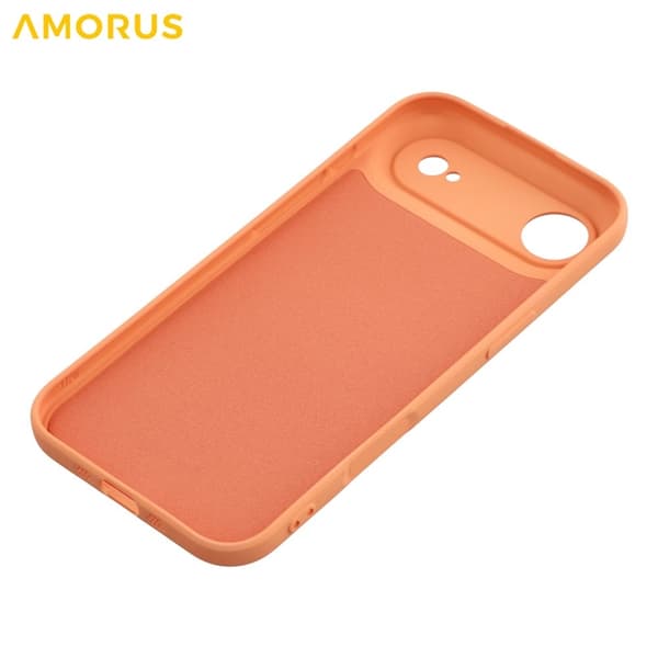 AMORUS Mobilskal till iPhone Air Precise Cutouts TPU Fiber - Orange Orange