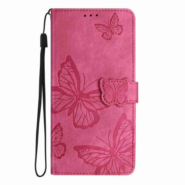 Samsung Galaxy A57 Plånboksfodral Konstläder - Rosé