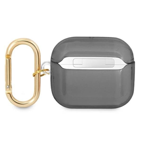 Guess AirPods 3 Skal Strap Collection - Sort Black