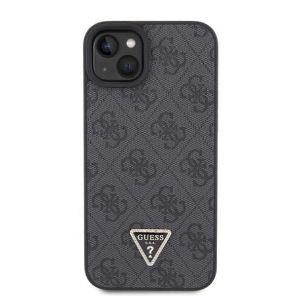 Guess iPhone 15 Mobilskal Diamond Triangle - Svart