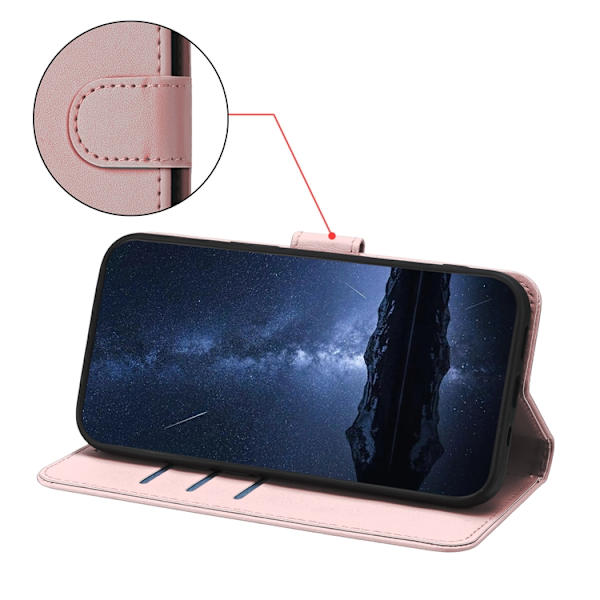 iPhone 17 Pro Plånboksfodral Anti Drop - Roséguld Roséguld