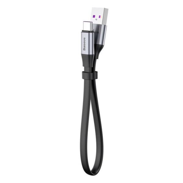 Baseus Simple USB-A til USB-C 40W Kabel 23cm - Grå