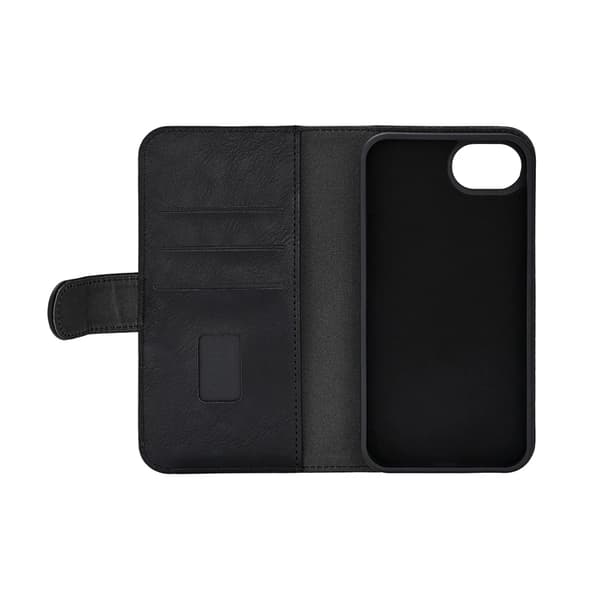 Gear iPhone 16e Pung Taske MagSafe 2in1 3 Kort - Sort Svart
