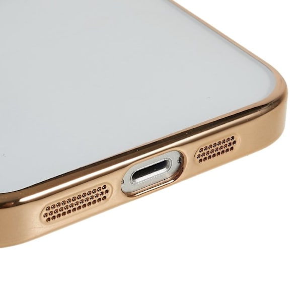 X-LEVEL Mobilskal till iPhone 13 TPU+PC Electroplating Guld