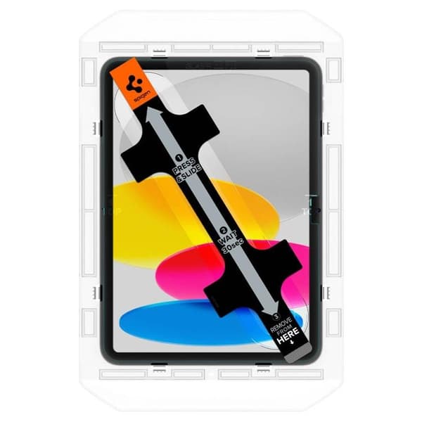 Spigen iPad 10.9 (2022) näytönsuoja EZ Fit - läpinäkyvä Transparent