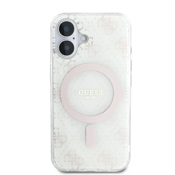 Guess Mobilskal till iPhone 16 MagSafe IML 4G - Vit Vit