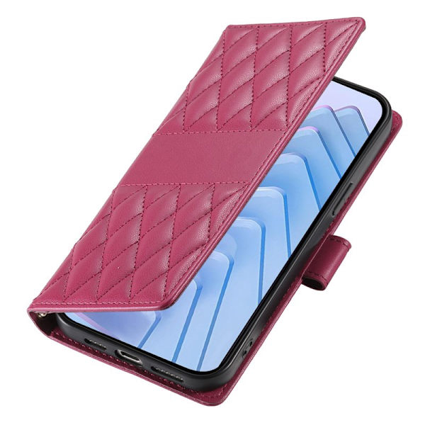 Plånboksfodral för Samsung Galaxy S26 Plus Konstläder Stativ - Röd