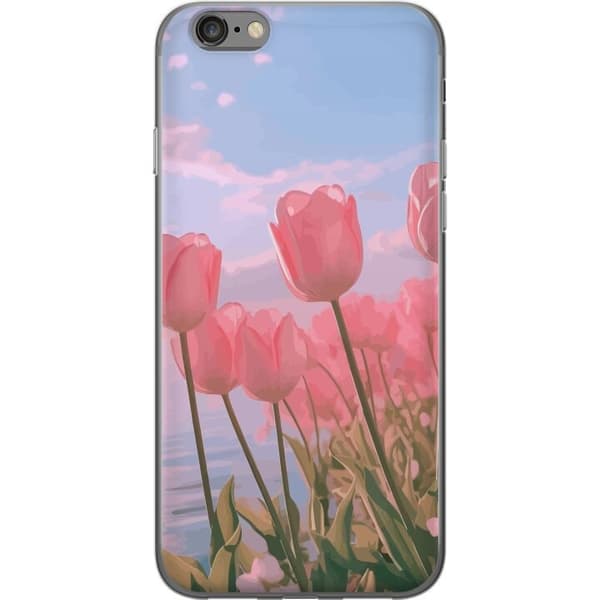 Mobilskal till Apple iPhone 6s med Rosa Tulpaner