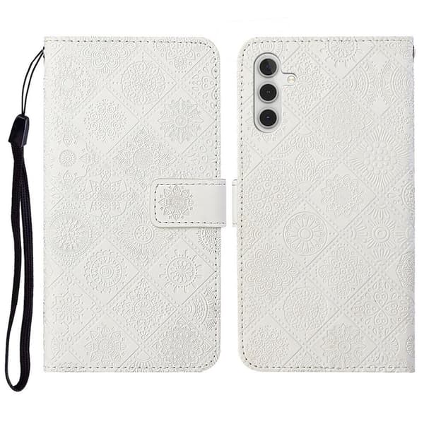 Plånboksfodral för Samsung Galaxy S26 Plus Konstläder - Vit