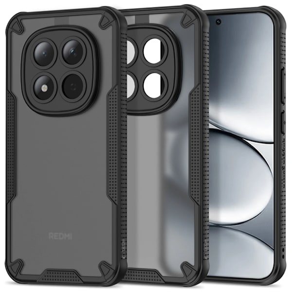 Tech-Protect Mobilskal för Xiaomi Redmi Note 15 Pro 5G Rugged Shield Svart